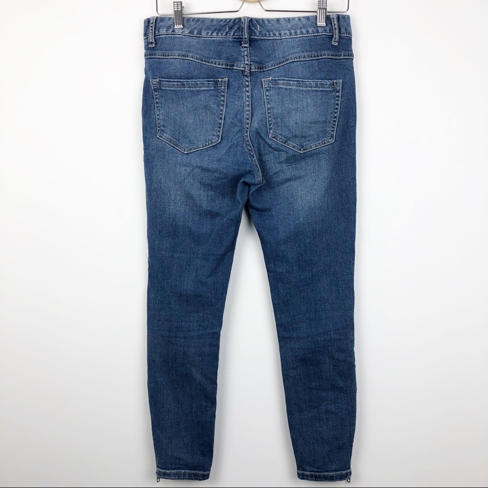 Free People Zipper Skinny Ankle Jeans - Picture 3 of 6